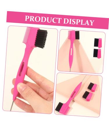 Premium Steel Needle Eyebrow Brush & Eyelash Comb Set for Women - Perfect Brow Styling & Grooming Tools - Buy Online on GoSupps.com