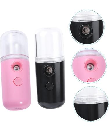 Ipetboom 2pcs Multi-function Spray Handheld Steamer Facial Humidifier Handy Portable Charging Mist Sprayer 10.5x3.5cm - Buy Online on GoSupps.com