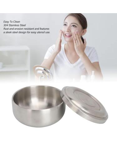 Saluaqui Facial Mask Mixing Bowl with Lid 304 Stainless Steel Mixing Bowl for Facial Mask Mud Mask and Other Skincare Products - Buy Online on GoSupps.com
