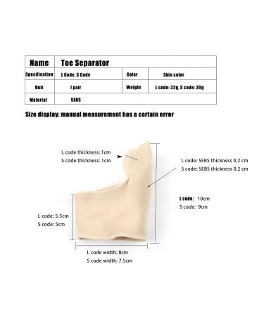 Bunion Corrector Socks - 2023 Premium Hallux Valgus Pain Relief for Men & Women, Big Toe Straightener, Non-Slip, Comfortable & Breathable (2Pairs, Large, Skin Tone) - Buy Online on GoSupps.com