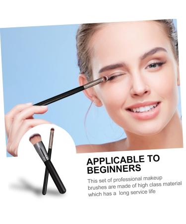 Shop Housoutil 4 Pcs Makeup Brush Set | Eyeshadow Eyelash Lipstick & Face Brushes for Flawless Beauty - International Shipping Available - Buy Online on GoSupps.com