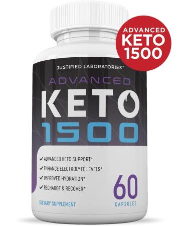 Justified Laboratories (2 Pack Advanced Keto 1500 Keto Pills 1275MG New & Improved Formula Contains Apple Cider Vinegar Extra Virgin Olive Oil Powder Green Tea Leaf 120 Capsules 60 Count (Pack of 2) - Buy Online on GoSupps.com