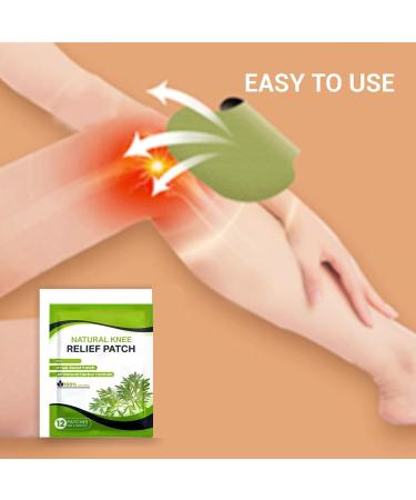Natural Pain Relief Patches for Knee Neck Back & Shoulders | Wormwood Patch for Fast Relief - Buy Online on GoSupps.com