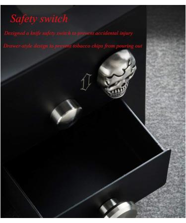 3 in 1 Cigar Cutter Desktop Cigar Cutter Cigar Guillotine Cigar Accessory Scissors Set with Gift Box Metal Cigar Cutter 1 - Buy Online on GoSupps.com