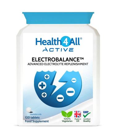 Electrobalance Electrolyte Replenishment 120 Tablets Precise Formulation for Optimal Absorption Hydration & Recovery by Health4All 120 Count (Pack of 1)