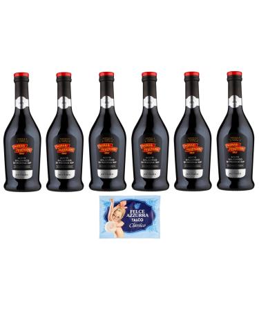 Felce Azzurra Monari Federzoni Balsamic Vinegar of Modena PGI Round Taste Balsamic Vinegar of Modena PGI 500 ml Glass Bottle + 1 x Free Felce Azzurra Talc Sachet 100 g Bag