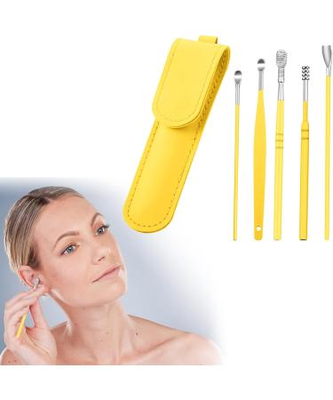 VEFSU 6-Piece Stainless Steel Ear Canal Cleaning Set - Spiral Design Ear Wax Removal Tools - Buy Online on GoSupps.com