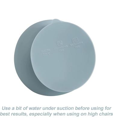 PandaEar Stay Put Silicone Suction Bowl | BPA-Free with Baby Spoon | Blue Color - Buy Online on GoSupps.com