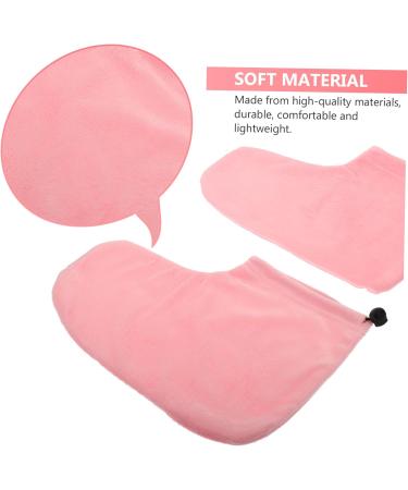 Buy Minkissy 3 Pairs Warm Foot Cover - Thermal Paraffin Wax Bath Shoes for Foot Treatments | Plush Beading Boots - Ideal for Growth Therapy & Relaxation - Buy Online on GoSupps.com