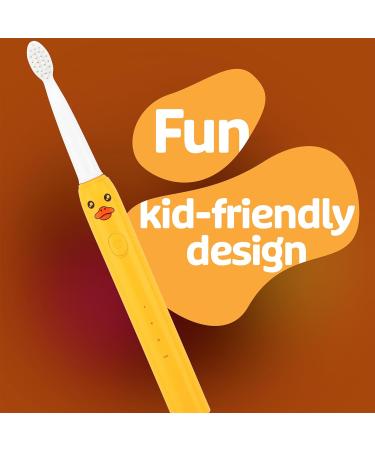Buy Practicon SmileGoods SoniPal Duckling Sonic Kids Toothbrush - Rechargeable Electric Toothbrush with 3 Power Modes & 4 Brush Heads for Kids - International Shipping Available - Buy Online on GoSupps.com
