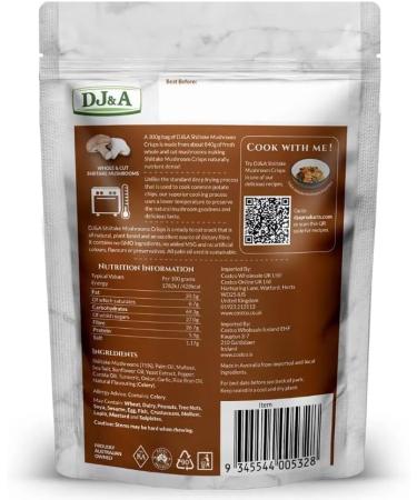 CONCEPTA LONDON Shiitake Mushroom Crisps 300g (Pack of 2) - Buy Online on GoSupps.com