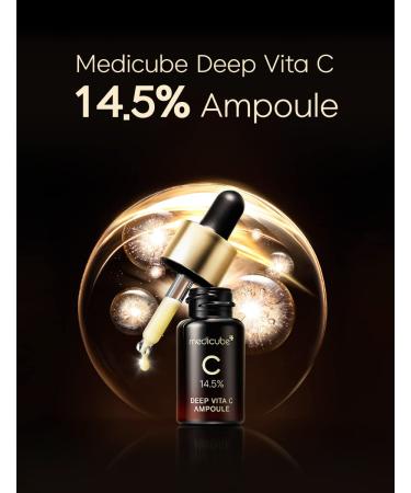 Buy Medicube Deep 14.5% Vita C Ampoule Set - 3 EA | Moisturizing 145 000ppm Vitamin C Skin Care | International Shipping Available - Buy Online on GoSupps.com