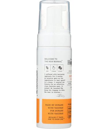The Honey Pot Normal Foaming Wash - 99% Natural Herbal Formula - 5.5 Fl Oz - No Artificial Fragrance, Parabens, Carcinogens, Sulfates, Dioxides - Buy Online on GoSupps.com