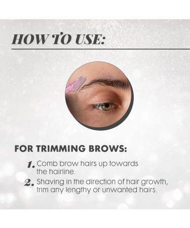 Ardell Pro Brow Trim & Shape Eyebrows Trimmer and Shaper - 6 Count Pack - Buy Online on GoSupps.com