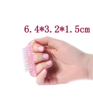 Pack of 3 Nail Brushes - Tough Firm Cactus Bristles | Purple Pink & Blue Hand Cleaning Brushes for Ultimate Nail Care - Buy Online on GoSupps.com