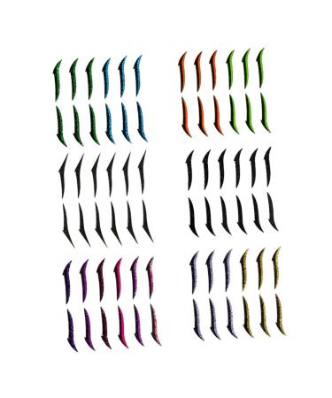 Ipetboom 6pcs Eyeliner Stickers Double Sided Eyelid Tape Products Reusable Double Eyelid Tapes Applique Flash