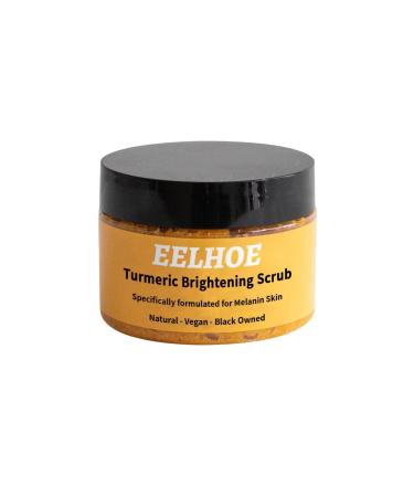 Turmeric Brightening Scrub Body Scrub Exfoliation Sea Salt for Dark Inner Thighs Bikni Area Underarms Hyperpigmentation Treatment Smoothen Exfoliate Skin Turmeric Scrub For Dark Spots (1PC)