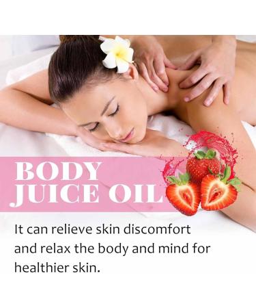FLLUOUZH 2 Pcs Body Juice Oil Peach Perfect Body Juice Oil Strawberry Shortcake Wild Plus Body Juice Oil Body Juice Oil Mango for Women Hydrating and Moisturizing - Buy Online on GoSupps.com