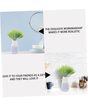 Zerodeko Plastic Plants 4pcs Simulated Leaves Lovage Plant in Green Decorations Artificial Plant Twigs for Vases Faux Plants Pot Artificial Eucalyptus Vases Home Decor Wedding Plastic Fern Green 15X15X35CM - Buy Online on GoSupps.com