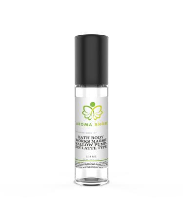 Perfume Oil - Our Impression Of and compatible with Bath Body Works Marshmallow Pumpkin Latte Type 100% Pure Uncut Body Oil Our Interpretation Perfume Body Oil 0.33 Fl Oz (Pack of 1)
