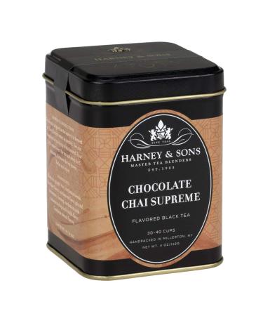 Harney & Sons Chocolate Supreme Chai Loose Tea - 4 Oz - Buy Online on GoSupps.com