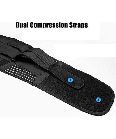 Tylxayoxa Lumbar Support Belt - Adjustable Back Support for Pain Relief & Decompression | Lightweight & Breathable - Size L - Buy Online on GoSupps.com