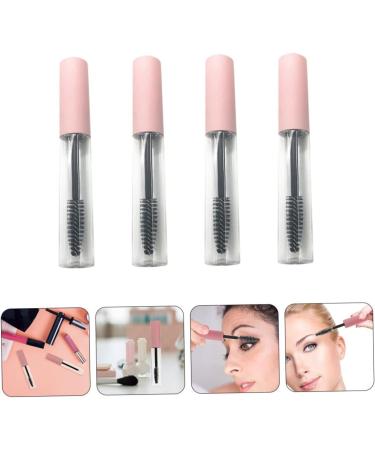 Beatifufu 4pcs Air Traffic Control Clear Stand Lash Wand Containers Eye Liner Tube Containers Travel Filling 10X1.5X1.5CM Pink - Buy Online on GoSupps.com