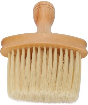Qukaim Neck Duster Barber Brush Neck Duster Nylon Bristles Wood Handle Simple Style Hair Cutting Neck Duster - Buy Online on GoSupps.com