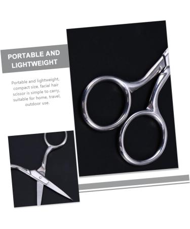 FRCOLOR 6 Pcs Stainless Steel Eyelash Trimmer - Portable Professional Facial Hair Grooming Tool for Precision Styling - Buy Online on GoSupps.com