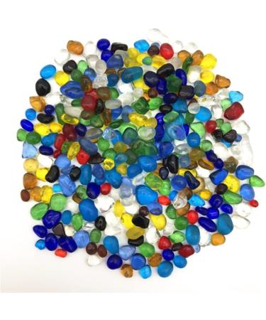 Natural Stone Coloured Glaze Tumbled StoneHome Decor Garden Flower Decorative Can be Used for (Size : 200G) ningxiao (Size : 150G) - Buy Online on GoSupps.com