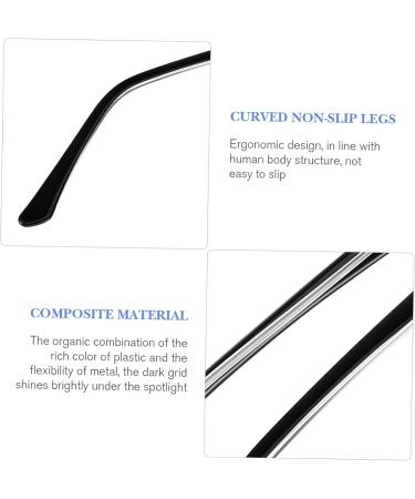 PopetPop Universal Glasses Arm Substitute - Fashionable Metal Replacement Bracket for Sunglasses Repair | 1 Pair of Handle Glasses Spares - Buy Online on GoSupps.com