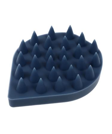 Beaupretty 1 x bathing brush hair washed scalp massage brush water drops shaped brush female gift silicone hairbrush hair scalp massage device shampoo 8.5x7cm As shown