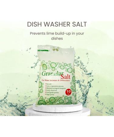 Keraiz dishwasher salt 10kg | Powerful salt for dishwasher | Best for laundry limescale removing and water softener salt dishwasher (1) - Buy Online on GoSupps.com