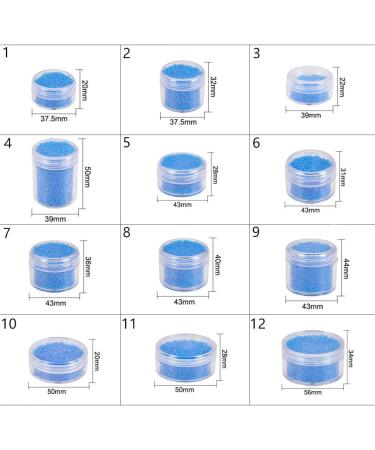 BENECREAT 30 Pack 15ml Round Clear Plastic Bead Jars with Screw Caps - Ideal for Beads Nail Art Glitter Makeup and Travel Cream - International Shipping Available - Buy Online on GoSupps.com