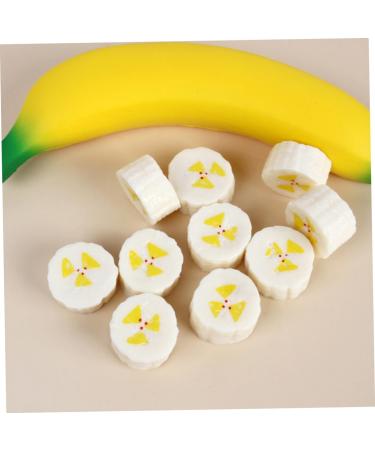 Toyvian 32 pcs Artificial Banana Slice Model vegetable banana accessories Simulation Fruit Model fake banana Artificial Fake Banana Slices lifelike banana slices artificial - Buy Online on GoSupps.com