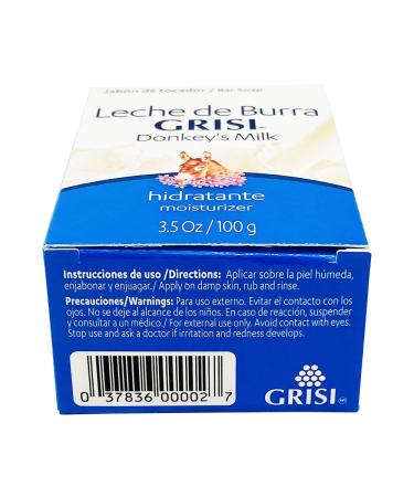 Grisi Donkey's Milk Soap 4-pack 3.5oz - Luxurious and Moisturizing Bar Soap - Buy Online on GoSupps.com