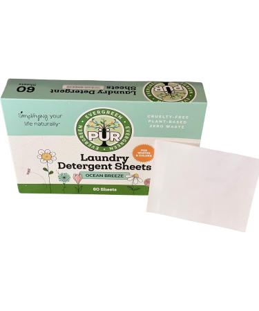 Vegan Laundry Detergent Sheets - Eco-Friendly Compostable & Plant-Based - Zero Waste 120 Loads - Ocean Breeze - Made in Sweden - Buy Online on GoSupps.com