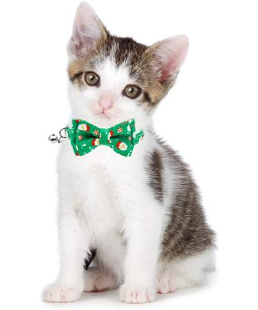 Malier Christmas Snowflake Cat Collar with Bow Tie and Bell - Adjustable Pet Accessory for Kitten, Kitty, Puppy - Buy Online on GoSupps.com