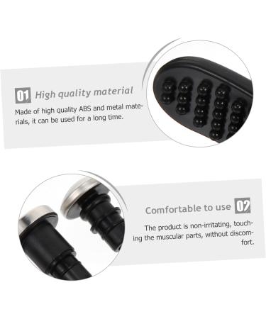 Collbath 9-Piece Percussion Massage Head Set - Black Fascia Muscle Massager & Accessories for Ultimate Body Relaxation | International Shipping Available - Buy Online on GoSupps.com