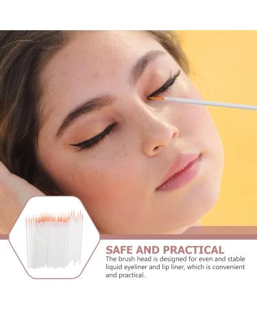 Baluue 100pcs Disposable Eyeliner Brush Makeup Gadgets Powder Eyeliner Brush Eye Line Brush Nylon White - Buy Online on GoSupps.com