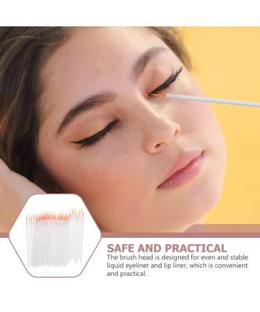 FOMIYES Liquid Eyeliner - 100 Pcs Nylon Fiber Applicators | Safe Eye Makeup Tools for Perfect Eyeliners - Buy Online on GoSupps.com