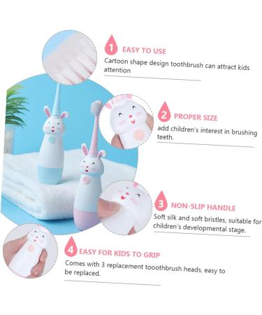 Buy Healeved Electric Toothbrush Sets for Kids | Rechargeable Sonic Vibrating Baby Toothbrushes - Best Children's Oral Care - Buy Online on GoSupps.com
