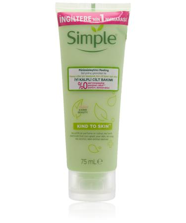 Simple Kind to Skin Smoothing Facial Scrub 75 ml - Buy Online on GoSupps.com