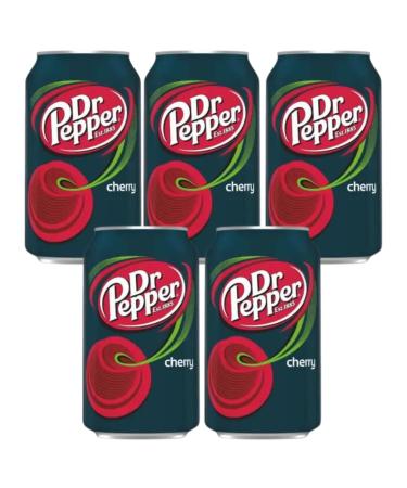 Candybox Carbonated drink Dr Pepper - American sweets - refreshing drink - Drinks - Doses - Party drinks - taste cherry soda - 1775ml 5 pieces 5 pack cherry