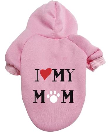 Waterproof Winter Dog Coat - Warm Jacket for Puppies & Medium Dogs | Fleece Hoodie with Bag 7XL 11111Debka Pink - Buy Online on GoSupps.com