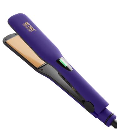 Hot Tools Pro Signature Ceramic Digital Hair Flat Iron | Silky, Smooth Professional-Quality Styles, (1-1/2 in) 1.25 IN