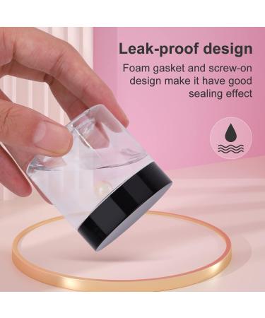 36 Pack BPA-Free 2oz Plastic Jars with Lids - Reusable Cosmetic Containers for Bath Salts and Beauty Products - Buy Online on GoSupps.com