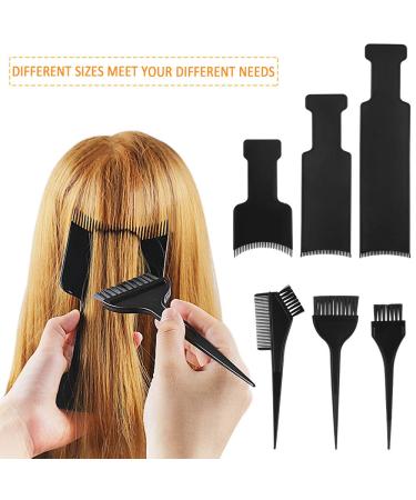 Professional Balayage Board & Hair Dye Set | 3 Colored Brushes & Comb | DIY Hair Coloring for Salon & Home | Black - International Shipping Available - Buy Online on GoSupps.com