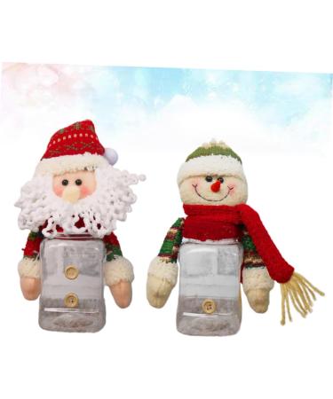 Healeved 2pcs Box Candy Jar Xmas Kids Creative Candy Container Candy Box Decorative Items Elder - Buy Online on GoSupps.com