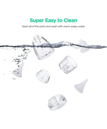COCOBELA 2-in-1 Baby Nasal Aspirator & Blackhead Remover - USB Electric Nose Sucker with 3 Silicone Tips & 4 Probes - Buy Online on GoSupps.com